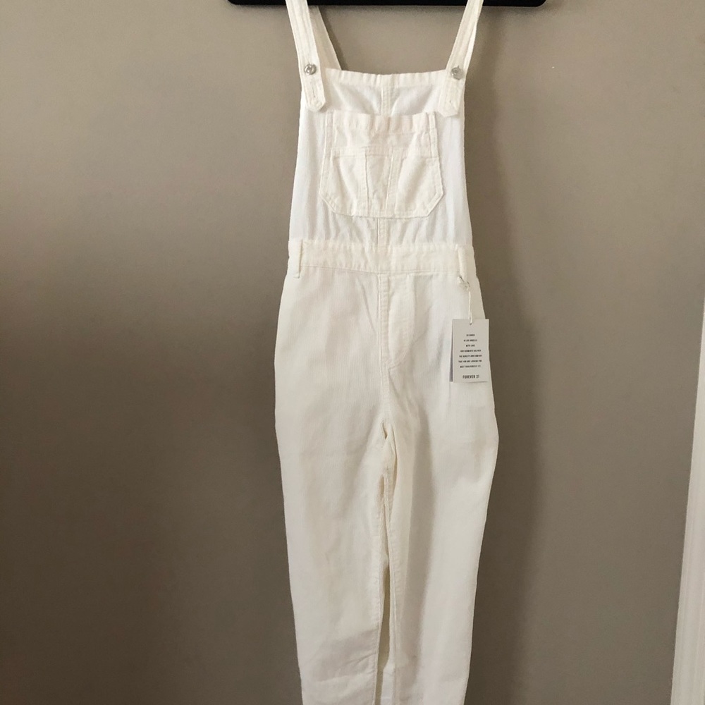 Cream overalls